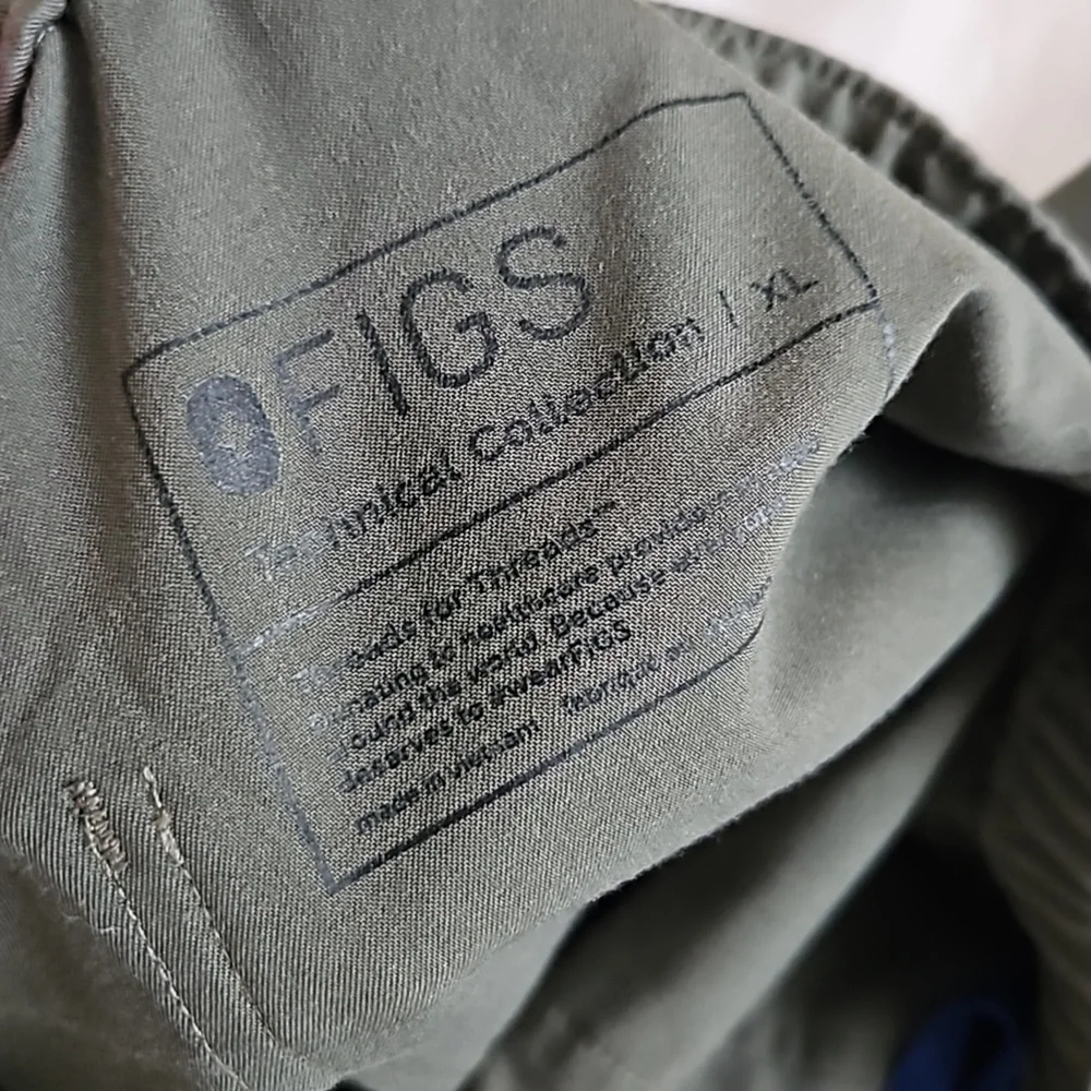 Figs Axim Cargo Long Green Pants Lot Size Men's XL